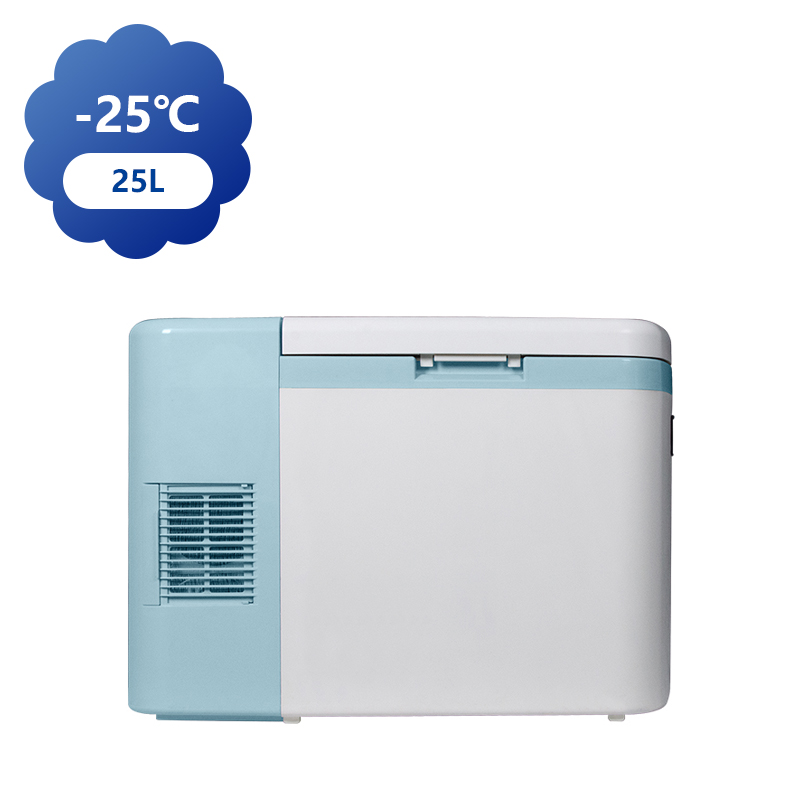 25L移动车载冰箱超低温冰柜保存箱-25℃便携运输保温箱冷冻柜疫苗箱小容量