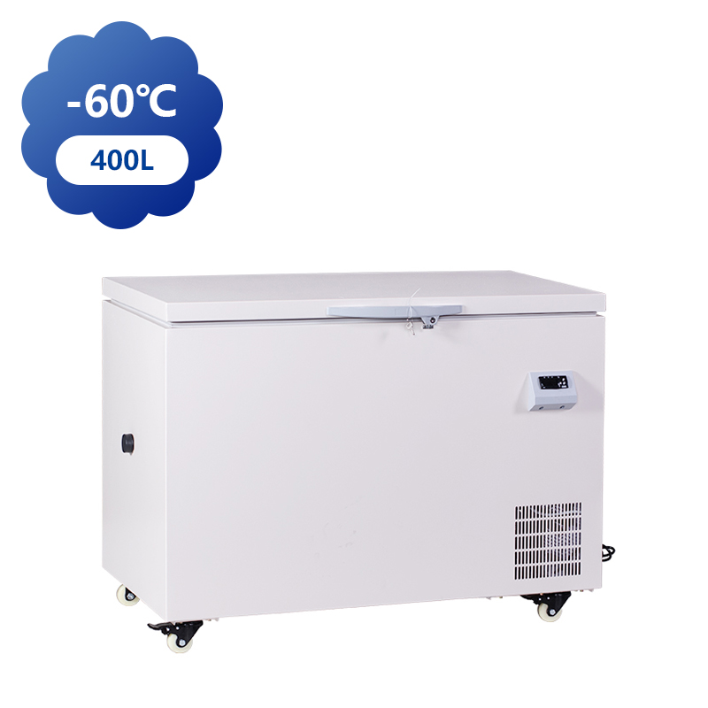 420L 卧式零下 60 ℃超低温冰箱，满足实验室、医用、科研、工业级大容量冷冻需求的冷柜