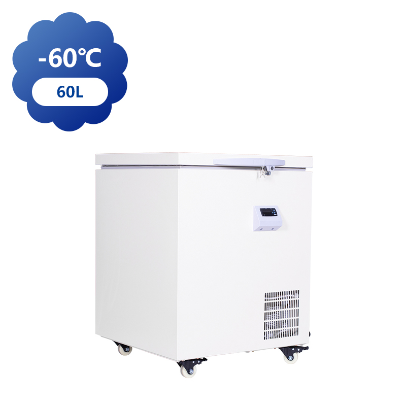 60L 卧式零下 60 ℃超低温冰箱，小型实验室 / 医用冷冻优选，精准速冻保鲜冷柜